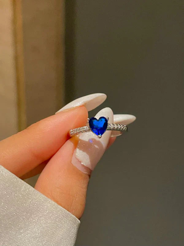 Magical Heart Ring- Royal Blue