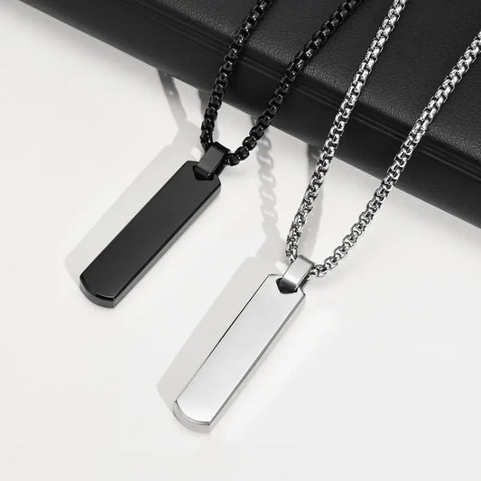 Sleek Black Necklace – Elevate Your Style ⚡👑
