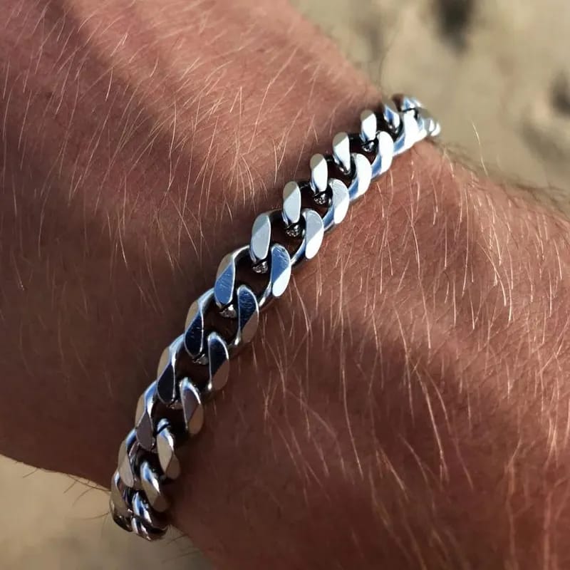 Premium Stainless Steel Cuban Link Bracelet