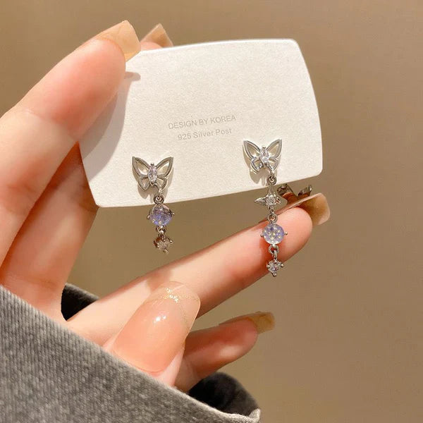 Mismatch Butterfly Earrings