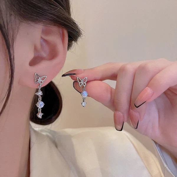 Mismatch Butterfly Earrings