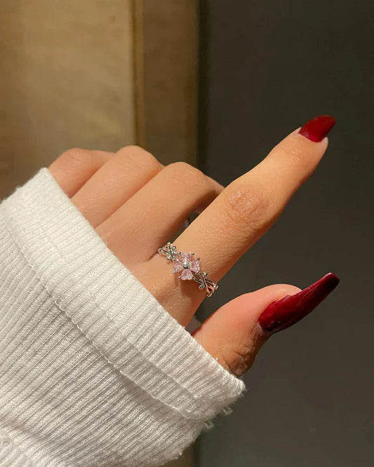 Periwinkle Ring- pink